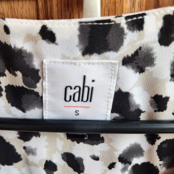Cabi Animal Print Wrap Blouse - Picture 3 of 10